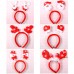 Aneco 6 Pack Christmas Toys Headbands Santa Headbands Reindeer Antlers Headband for Cosplay or Christmas Party Supplies