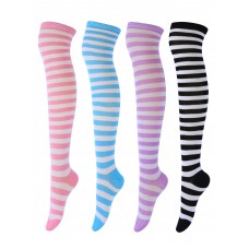 Aneco Over Knee Thigh Socks High Thigh Stockings Women Sock for Cosplay,Daily Wear