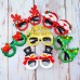 Aneco 9 Pieces Christmas Glitter Party Glasses Christmas Decoration Costume Eyeglasses Party Glasses Frame for Holiday Favors, Assorted Styles